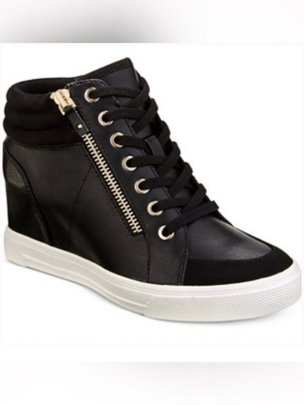 Aldo Kaia black wedge sneakers- size 11